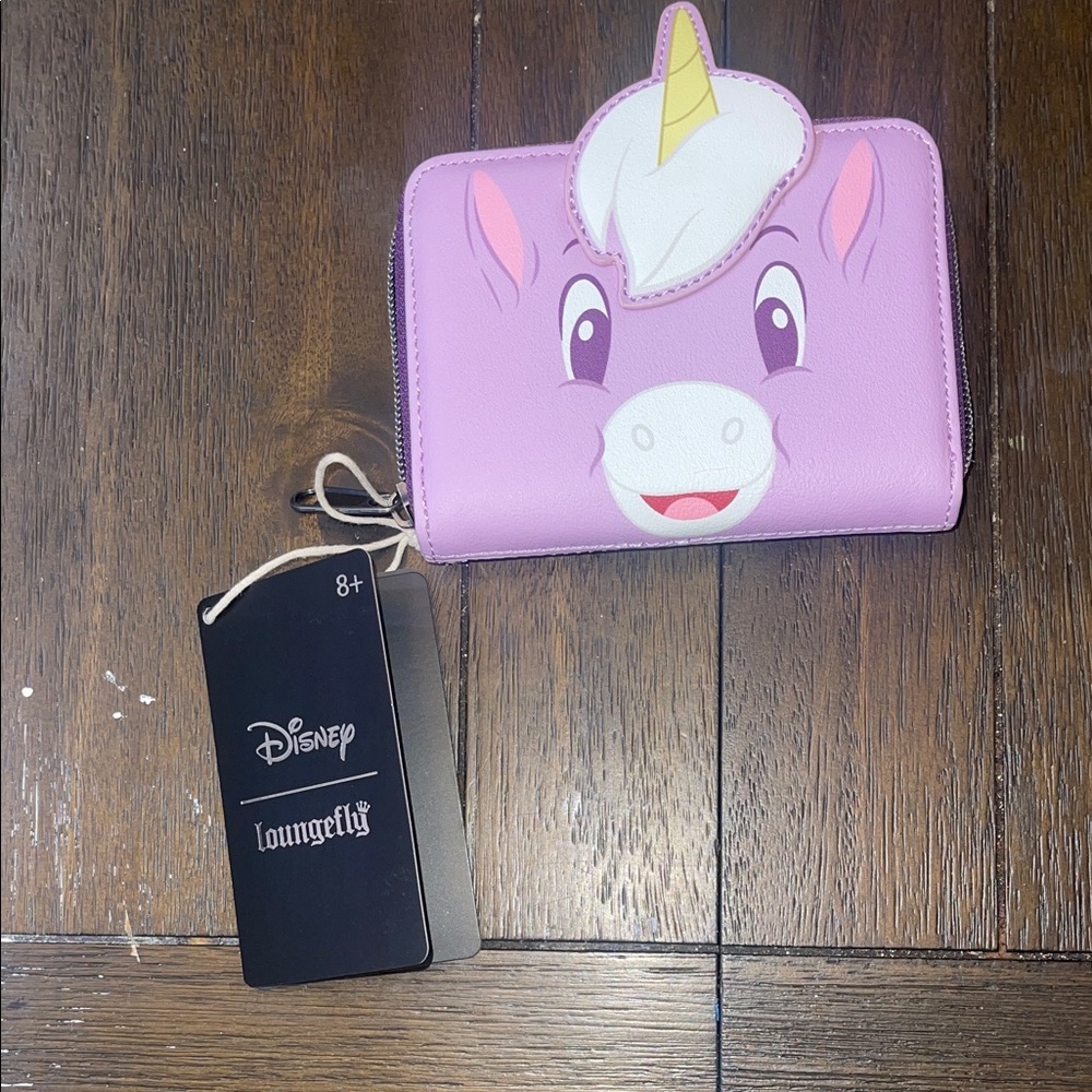 Loungefly Disney Fantasia Unicorn Kids Wallet - Purple and White
